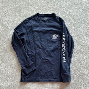 Vineyard Vines Navy Long Sleeve Shirt